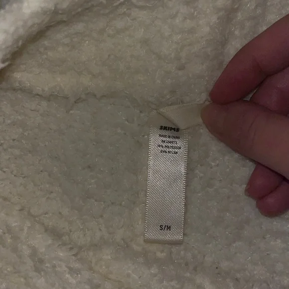 SKIMS cozy knit tank + shorts in bone - Picture 2 of 7